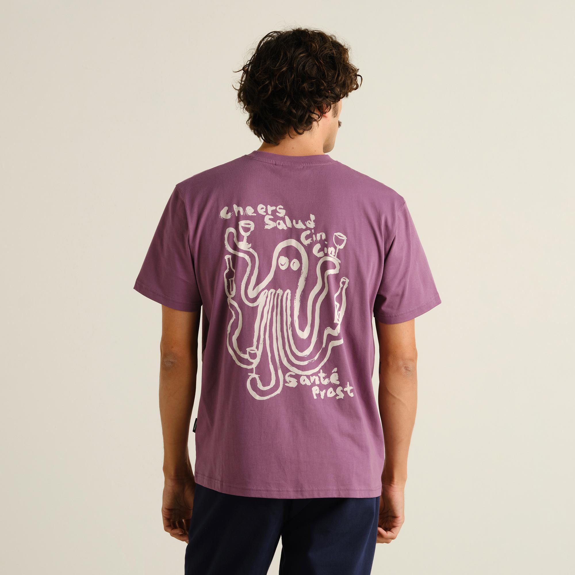 Dedicated Stockholm Cheers Salud Berry Purple Herren T-Shirt beere